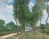 Alfred Sisley: Lungo il Loing presso Moret (1892)