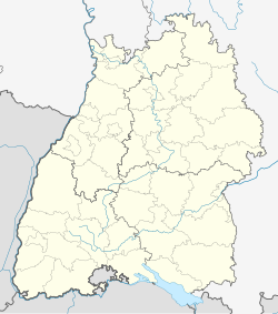 Beuron trên bản đồ Baden-Württemberg