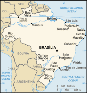 Мапа Бразыліі