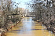 Die braune Spree in Spremberg