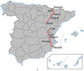 Image illustrative de l’article Route nationale 330 (Espagne)