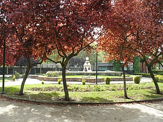 Fuente en el Parque de Gasset