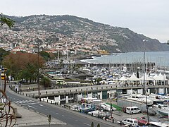 La marina depuis le parc Santa Catarina