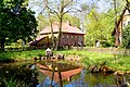 Landgoed Duderstadt met de oude watermolen, tegenwoordig café-restaurant