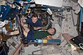 Robert Thirsk, Expedition 20, exercises using the advanced Resistive Exercise Device (aRED)