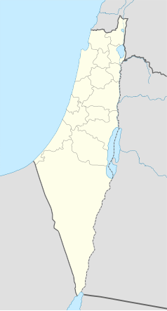 Mapa konturowa Mandatu Palestyny, u góry znajduje się punkt z opisem „At-Tira”