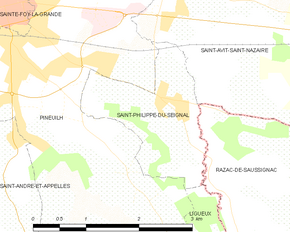 Poziția localității Saint-Philippe-du-Seignal