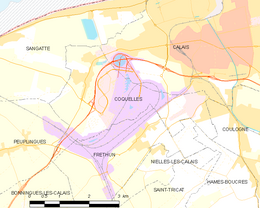 Coquelles – Mappa