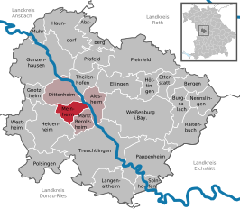 Kaart van Meinheim