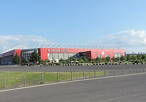 Die Mewa Arena im Juli 2021