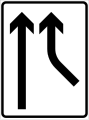 Added lane with oncoming traffic