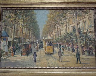 Avenue de la gare à Nice, Nice, musée Masséna.