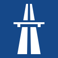 Symbol 13 Autobahn