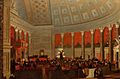 Samuel Morse's 1822 painting of the U.S. House in session showing the interior design of the original House chamber, now the National Statuary Hall