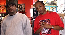 AMG (left) with DJ Quik (right) as The Fixxers, 2010