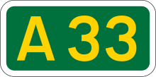 UK road A33.svg