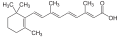 Deutsch: Struktur von all-trans-Retinsäure English: Structure of all-trans retinoic acid