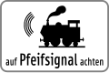 Pay attention to train related acoustical signals
