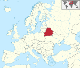 Karte von Weißrussland