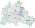 Lage des Bezirks Lichtenberg in Berlin