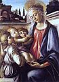 "Madonna con Bambino e due angeli" di Botticelli, esposto al Museo di Capodimonte
