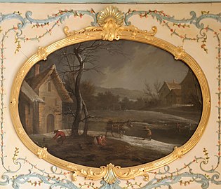 Hiver Jean-Baptiste Oudry, 1749 Château de Versailles, appartements de la Dauphine, cabinet intérieur