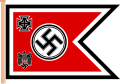 Kommandoflagge Chef OKW 1938–1941 (Command flag of the Chief of the OKW 1938–1941)