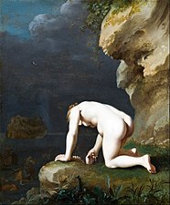 The Goddess Calypso rescues Ulysses Cornelius van Poelenburgh (1630)