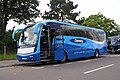 Caetano Levante bodied Volvo B9R in Damory Coaches livery in Southampton in August 2017.