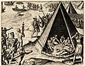 Image 21Francis Drake's 1579 landing in "New Albion" (modern-day Point Reyes); engraving by Theodor De Bry, 1590. (from History of California)