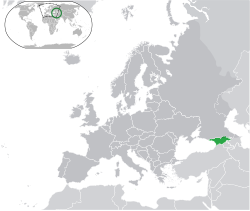 Location of Géorgia