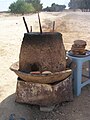 Tabouna (forno tradizionale in terracotta) utilizzato per cuocere il pane.