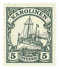 Briefmarke der Karolinen-Inseln (1900)