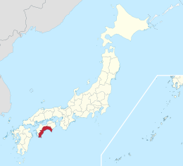 Prefettura di Kōchi – Localizzazione