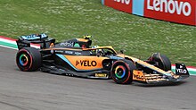Lando Norris im McLaren MCL35M beim Großen Preis der Emilia-Romagna 2022