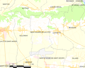 Poziția localității Saint-Hilaire-de-la-Côte