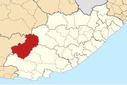 Location in the Eastern Cape