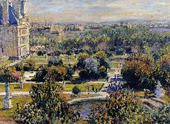 Claude Monet, Les Tuileries (1876), Paris, musée Marmottan Monet.