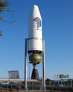 A Delta III rakéta reprodukciója