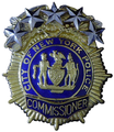 Insigne du commissaire, plus haut gradé du NYPD.