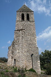 Campanal de la glèisa castrala vièlha (sègle XIII).