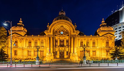 Palatul CEC de pe Calea Victoriei, de Paul Gottereau (proiectul) și Ion Socolescu (construirea), 1897-1900[36]