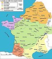Carte des peuples gaulois Ve siècle av. J.-C. à Ve siècle.