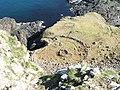 Image 24Aerial view of the ruins of a hermitage on Canna Credit: Peter Van den Bossche