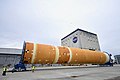 The core stage for the SLS rocket for Artemis I