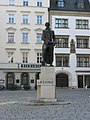 Statue of G.E.Lessing, Judenplatz, Vienna