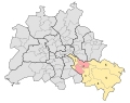 Deutsch: Wahlkreis Treptow-Köpenick 2 für die Wahlen zum Abgeordnetenhaus von Berlin. Stand 2006
