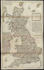 Bản đồ Vương quốc Anh năm 1720