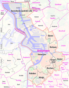 Districtele orașului Anvers