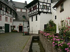 Source of the Ahr (in front of the head) in Blankenheim